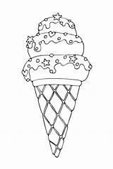 Free Ice Cream Coloring Pages sketch template