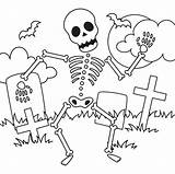 Ausmalbild Halloween Skelett  Ausmalbilder Kostenlos Zum ausdrucken sketch template