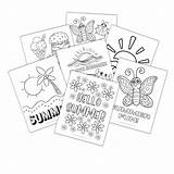 Summer Coloring Pages For Kids Download Your Free PDF sketch template