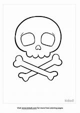 Skull And Crossbones Coloring Pages sketch template