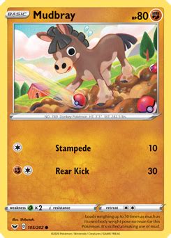 Mudbray | Pokédex