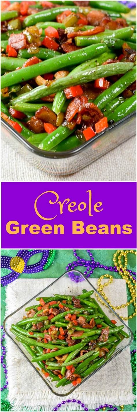 Creole Green Beans make a perfect side dish to any Mardi Gras celebration meal. Since there is ...