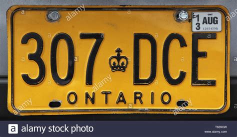 Ontario License Plate High Resolution Stock Photography and Images - Alamy