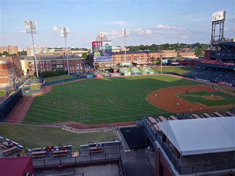 AutoZone Park from the parking garage : r/memphis