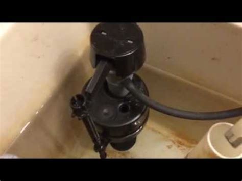 FIXED: leaking toilet fill valve - YouTube