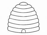 Beehive coloring pages  ColoringLib sketch template