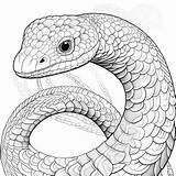 Snake Coloring Pages For Kids sketch template