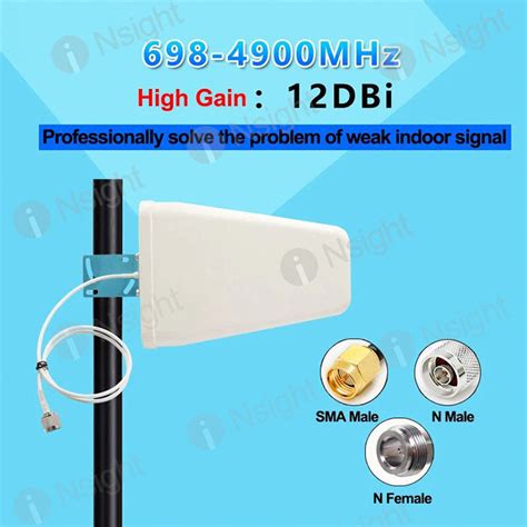 Outdoor Directional Log Periodic Antenna 12dBi 698-4900MHz Mobile Sign – iNsightFPV