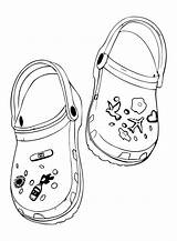 Crocs Croc Pinclipart Listimg Sketch Coloring Page sketch template