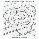 Extra Bonus Drawing Number 88 Of 100 From The Crop Circles Coloring  sketch template