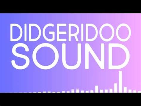 Didgeridoo SOUND EFFECT - YouTube