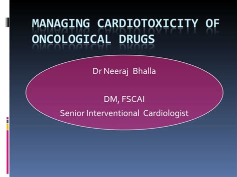 Cardiotoxicity 1 | PPT