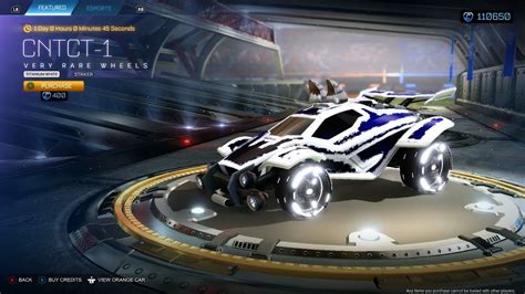 ROCKET LEAGUE ITEM SHOP - Very Rare Titanium White Cntct-1 Wheels - 10.09.20 - YouTube