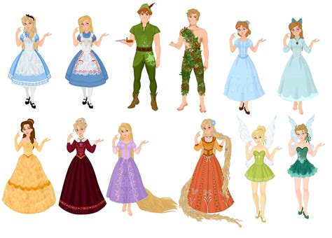 Disney Characters vs. Fairytale Characters II by musicmermaid on DeviantArt