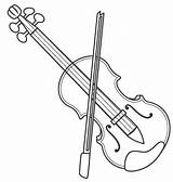 VIOLIN COLORING sketch template