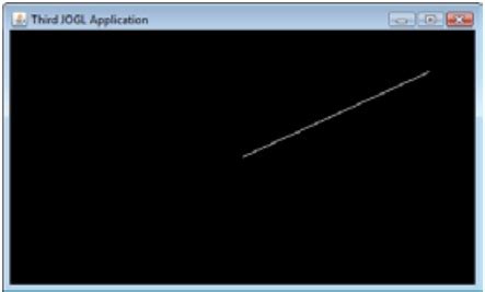 java - OpenGL - draw line with points - Stack Overflow