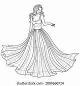 542 Ball Gown Coloring Page Royalty Free Images Stock Photos  sketch template