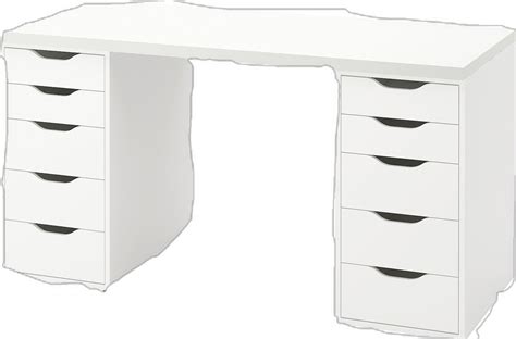 LAGKAPTEN / ALEX Desk, white, 551/8x235/8" - IKEA | Room makeover ...