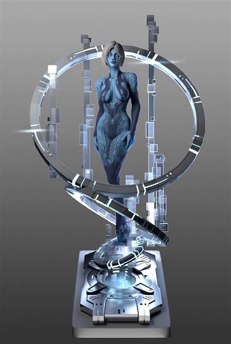 Halo Cortana Display Statue STL for 3D Printing - Etsy