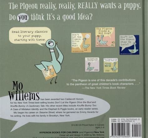 Pigeon Wants a Puppy! (Pigeon Books) (Hardcover)