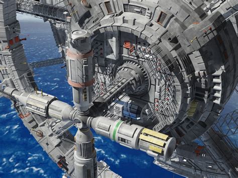 Sci-Fi Space Station 3d model | Best Of 3d Models