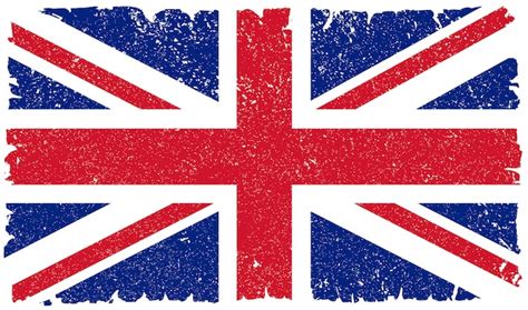 Old vintage british flag | Premium Vector