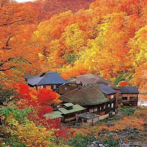 The vibrant colors of Akita Prefecture, Tohoku. Akita is famous for its natural beauty and hot ...