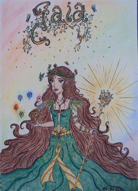 Gaia: Earth Goddess by luparrou on DeviantArt