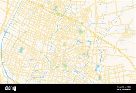 Printable street map of Changzhou, Province Jiangsu, China. Map ...