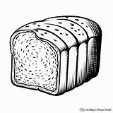 Bread Coloring Pages  Free & Printable sketch template