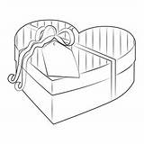 Valentines Day Gift Coloring Pages For Kids  Download sketch template