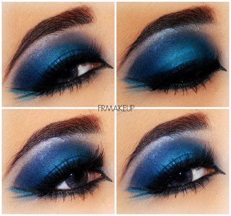 Look : Blue Sapphire eye makeup - tutorial | frmakeup
