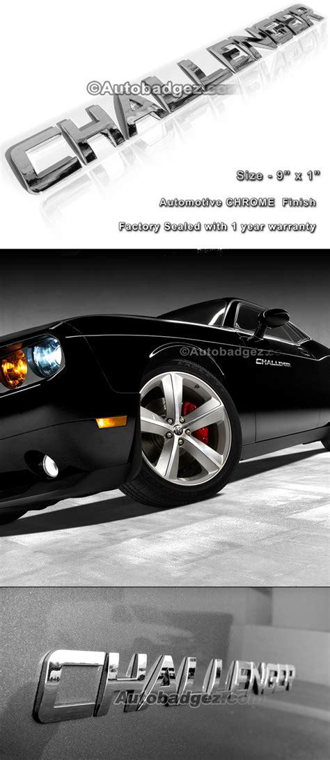 "Modern font" emblem? - Dodge Challenger Forum: Challenger & SRT8 Forums