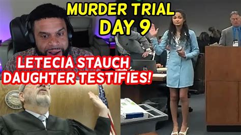 Letecia Stauch DAUGHTER TESTIFIES! HARLEY HUNT MURDER TRIAL DAY 9 ...