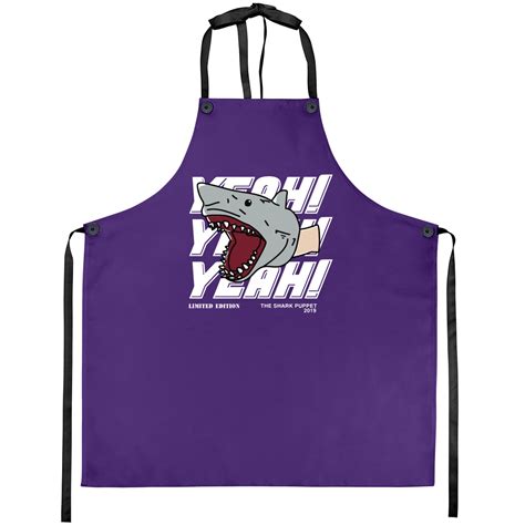 Shark Puppet Merch Aprons sold by FOLA Shade Pratt | SKU 12436223 | Printerval