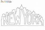 New York Coloring Pages Printable For Free Download sketch template