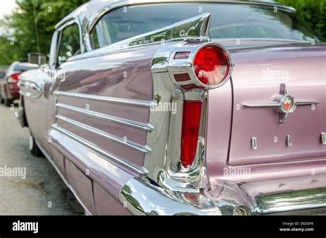 1958 Oldsmobile 98 Holiday Coupé at an Art Show in Erieau, Ontario Stock Photo: 61575799 - Alamy