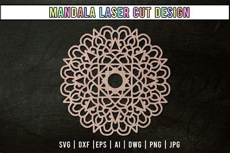 Mandala SVG, Laser Cut Mandala Design Graphic by HillTract · Creative ...