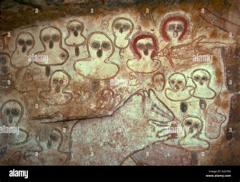 Aboriginal Cave Painting Kimberleys Western Australia Stock Photo - Alamy