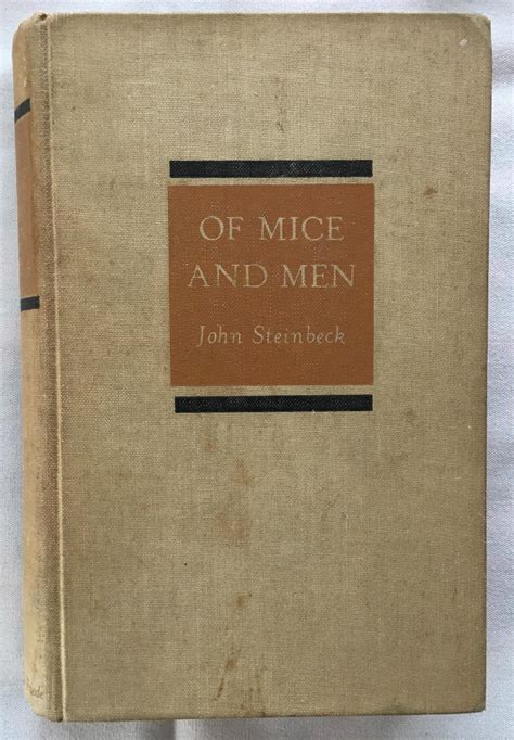 Of Mice and Men by Steinbeck. John: Very Good Hardcover (1937) 1st ...