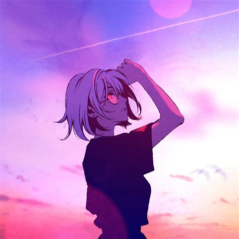 moshimoshibe on Twitter: "skyward… " Dark Anime Girl, Kawaii Anime Girl, Anime Art Girl, Friend ...