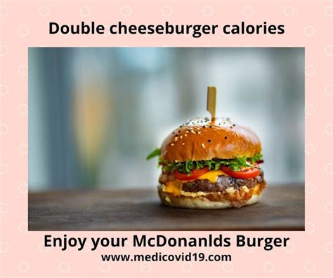 Mcdonald's Double Cheeseburger Calories and Nutrition Facts