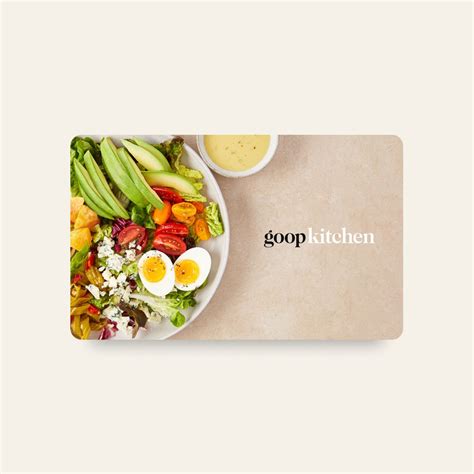 Gift Cards — goopKitchen