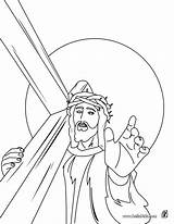Jesus Christs Crown Of thorns coloring Pages  Hellokidscom sketch template