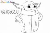 Kolorowanki Grogu  Darmowe Malowanki Na Raskrasilcom sketch template