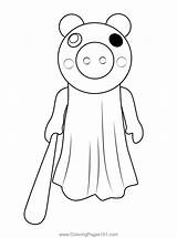 Piggy Coloring Page sketch template