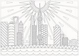 School Building Coloring Pages Side View  pages sketch template
