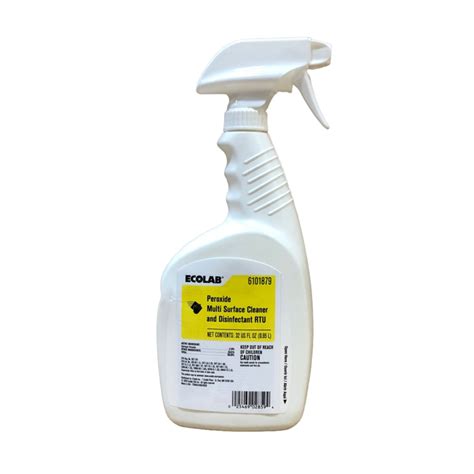 Ecolab Peroxide Multi-Surface Disinfectant Cleaner, 32oz spray bottle ...