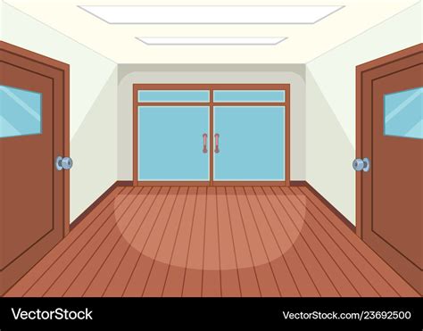 An empty room interior Royalty Free Vector Image