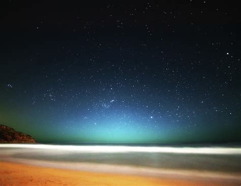 Field Of Stars Over Beach At Night by Christopher Chan